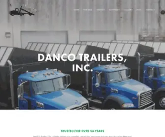 Dancotrailers.com(Manure Spreaders & Live Floor Silage Trailers for Sale) Screenshot