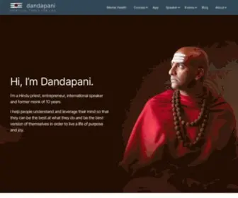 Dandapani.org(Hindu priest) Screenshot