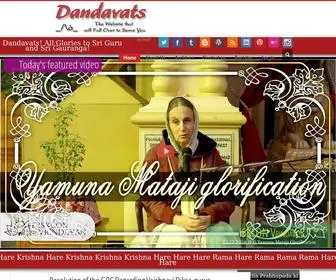 Dandavats.com(Hare Krishna) Screenshot