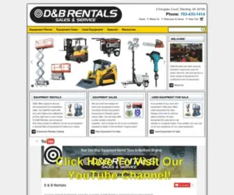 Dandbrentals.com(D&B Rentals) Screenshot