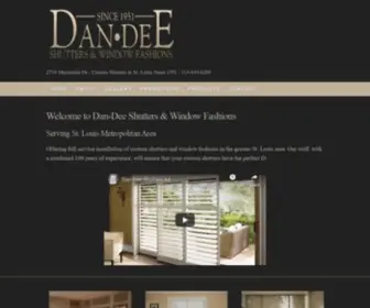 Dandeeshutter.com(Dan-Dee Shutters & Window Fashions) Screenshot