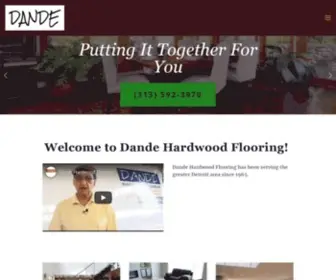 Dandehardwoodfloor.com(Dande Hardwood Flooring) Screenshot