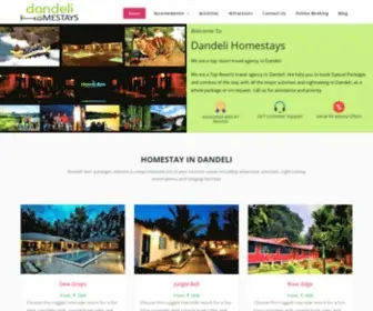 Dandelihomestays.com(Dandeli Tourism) Screenshot