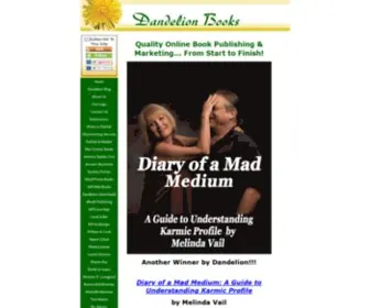 Dandelion-Books.com(Quality Online Book Publishing) Screenshot