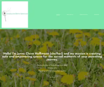 Dandelionbirthservices.com(Dandelion Birth Services of Kentuckiana) Screenshot