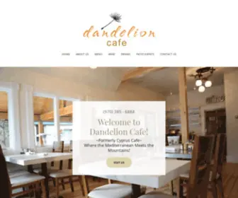 Dandelioncafedurango.com(Café) Screenshot