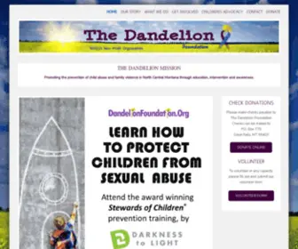 Dandelionfoundation.org(The Dandelion Foundation) Screenshot