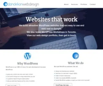Dandelionwebdesign.com(Dandelion Web Design) Screenshot