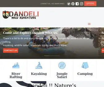 Dandeliwildadventure.com(Dandeli Wild Adventure) Screenshot
