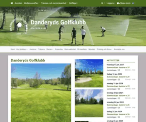 Danderydsgk.se(Danderyds Golfklubb) Screenshot