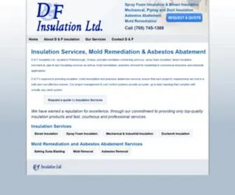 Dandfinsulation.com(D & F Insulation Ltd) Screenshot