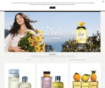 Dandgfragrances.com(Dolce & Gabbana Perfumes) Screenshot