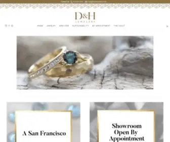 DandhJewelers.com(A San Francisco Jewelry Design House) Screenshot