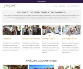 Dandipert.com(Dan Dipert Companies Tours & Chartered Coaches) Screenshot