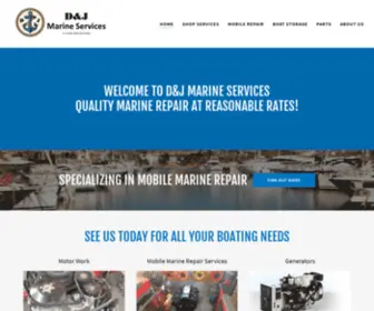 DandjMarineservices.com(D&J Marine Services) Screenshot