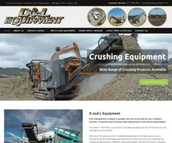 Dandlequipment.com(D & L Equipment) Screenshot