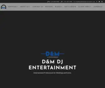 Dandmdjentertainment.com(D&M DJ Entertainment) Screenshot