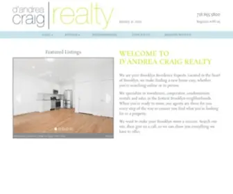 Dandreacraigrealty.com(Brooklyn Townhouse) Screenshot