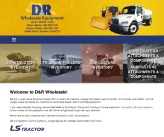 Dandrequip.com(D&R Wholesale Equipment) Screenshot