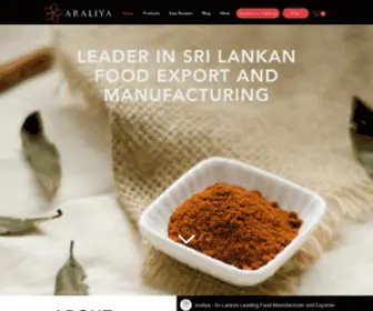 Dandrexports.com(Sri Lanka's Leading Food Exporter) Screenshot