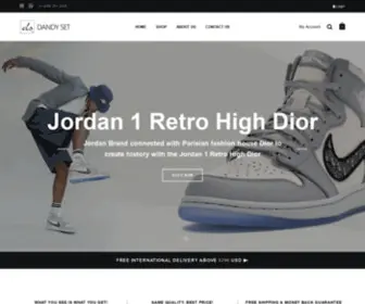 Dandyset.com(Sneakers, Streetwear, Handbags, Shirts) Screenshot
