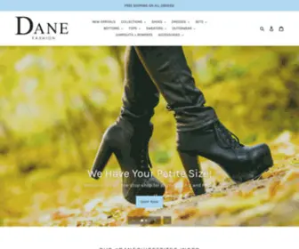 Danefashion.com(Dane Fashion For Petites) Screenshot