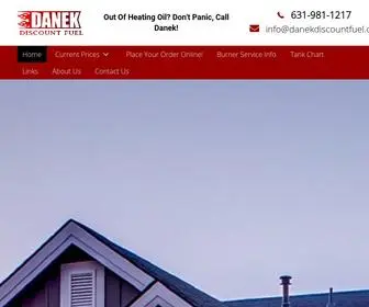 Danekdiscountfuel.com(Order Heating Oil Online) Screenshot