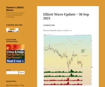 Danericselliottwaves.org(Elliott Wave Theory) Screenshot