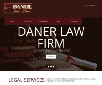 Danerlaw.com(Attorney Atascadero) Screenshot