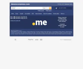 Danesconames.com(Internet Domain Registration) Screenshot