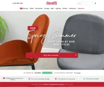 Danetti.com(Contemporary Furniture) Screenshot