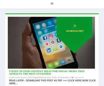 Danewah.net(Digital Marketing Blog) Screenshot