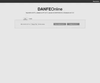 Danfeonline.com.br(DANFEOnline-Repositório de NF-e e gerador de DANFE/DACTE/CC-e) Screenshot