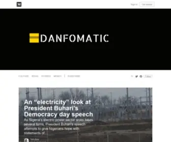 Danfomatic.com(Danfomatic) Screenshot