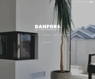 Danfors.se(Din lokala mäklare i Laholm) Screenshot
