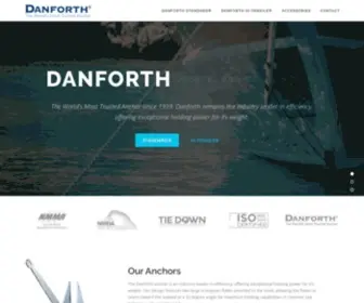 Danforthanchors.com(Danforth Anchors by TIE DOWN ENGINEERING) Screenshot