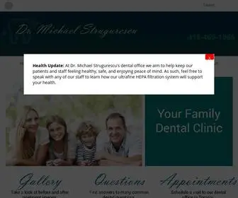 Danforthdentistry.com(Dr. Michael Strugurescu) Screenshot