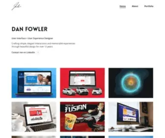 Danfowler.com.au(UI Designer) Screenshot