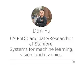 Danfu.org(Stanford University) Screenshot