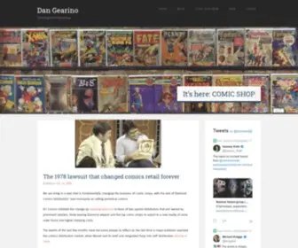 Dangearino.com(Dan Gearino) Screenshot