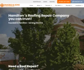 Dangeloandsons.com(FREE INSPECTIONS) Screenshot