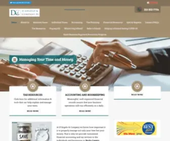 Dangeloco.com(D’Angelo & Company PC) Screenshot