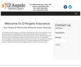 Dangeloinsurance.net(D&#039;Angelo Insurance Agency) Screenshot