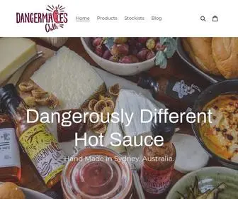 Dangermateschilli.com(Dangermates Chilli Sauce) Screenshot