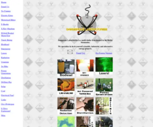 Dangerouslaboratories.org(Dangerouslaboratories) Screenshot