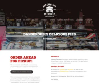 Dangerouspiesbalt.com(Dangerously Delicious Pies) Screenshot