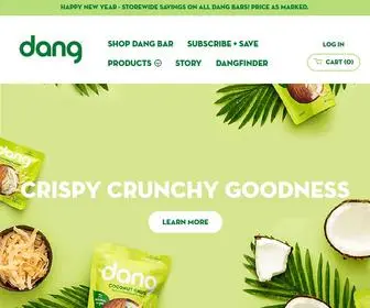 Dangfoods.com(Dang Foods) Screenshot