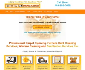 Danggoodcarpetandfurnacecleaning.com(Professional Carpet Cleaning) Screenshot