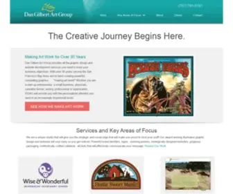 Dangilbert.com(Graphic Design &amp; Web Design) Screenshot