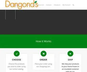 Dangonds.com(Flavors from Colombia) Screenshot